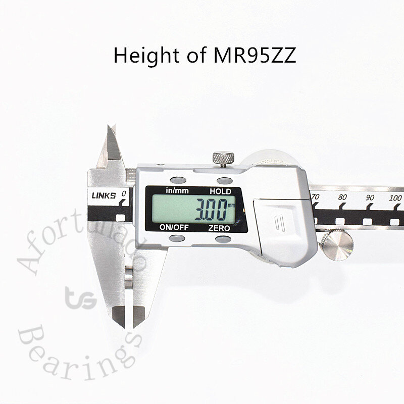 MR95ZZ 미니어처 베어링, 크롬 스틸 금속 밀봉 고속 기계 장비 부품, 10 개, 5*9*3mm, 무료 배송