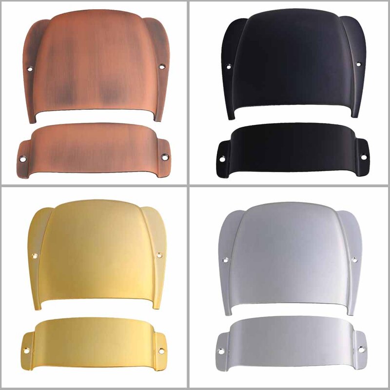 4 kleuren Bridge & Pickup Cover Set Chrome Plated Zinklegering Protector voor JB Bass