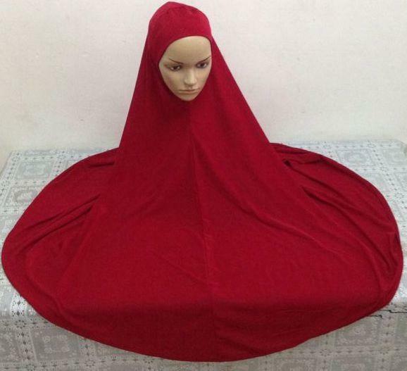 Veste Abaya Muçulmano Grande para Mulheres, Lenço Grande Cobertura Completa, Roupas Islâmicas, Vestido Chapéu de Oração, Hijab Longo Ramadã