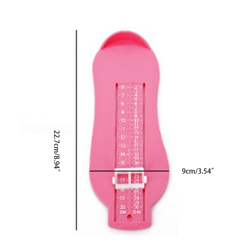 Educational baby foot gauge, ruler tool for children's shoes, montessori toys Portable Baby Foot Size Measuring Toys