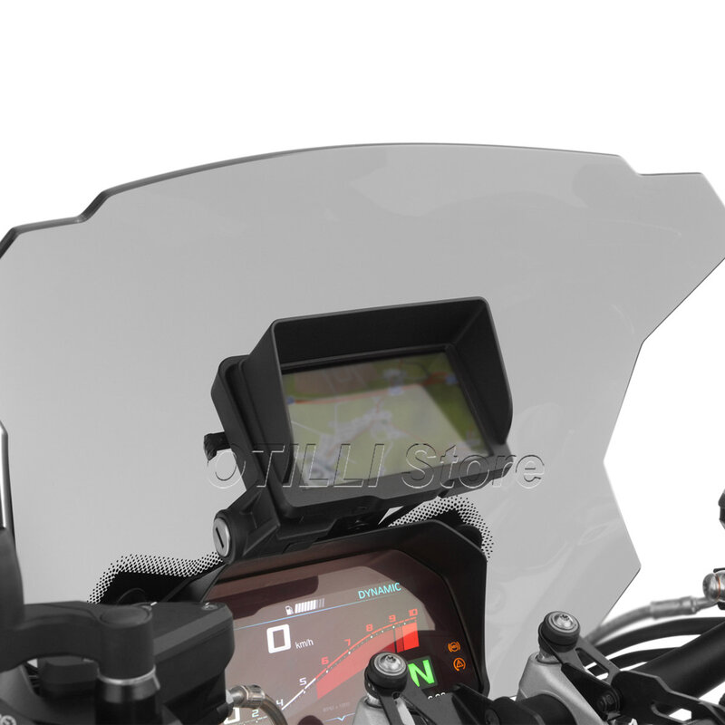 CNC Black Phone Holder Stand GPS Navigator Plate Bracket Navigator Bracket NEW Motorcycle For BMW R1250R R 1250 R  2022 2021