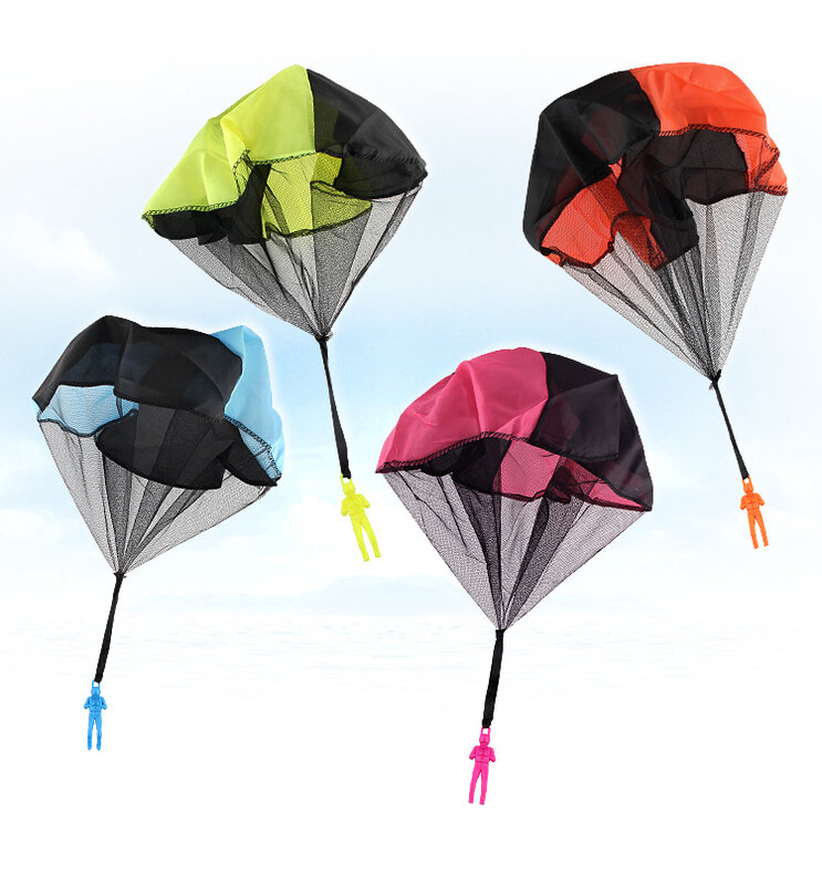 Mini Hand Gooien Parachute Outdoor Sport Fly Speelgoed Educatief Kinderen Spelen Soldaat Parachute Fun Vliegende Speelgoed Voor Kinderen