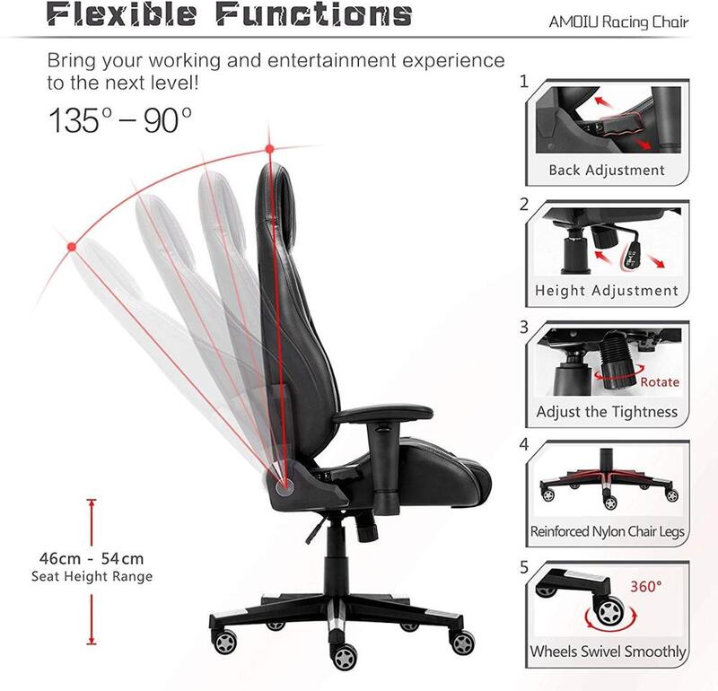 Free Shipping Professional Computer Chair LOL Internet Cafe Racing Chair WCG Gaming Chair Office Chair