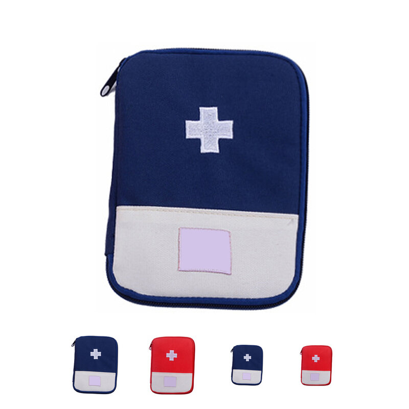 لطيف حقيبة طبية صغيرة محمولة الإسعافات الأولية صناديق العدة للطوارئ الطبية المنظم في الهواء الطلق المنزلية الطب علبة تخزين أقراص الدواء حقيبة
