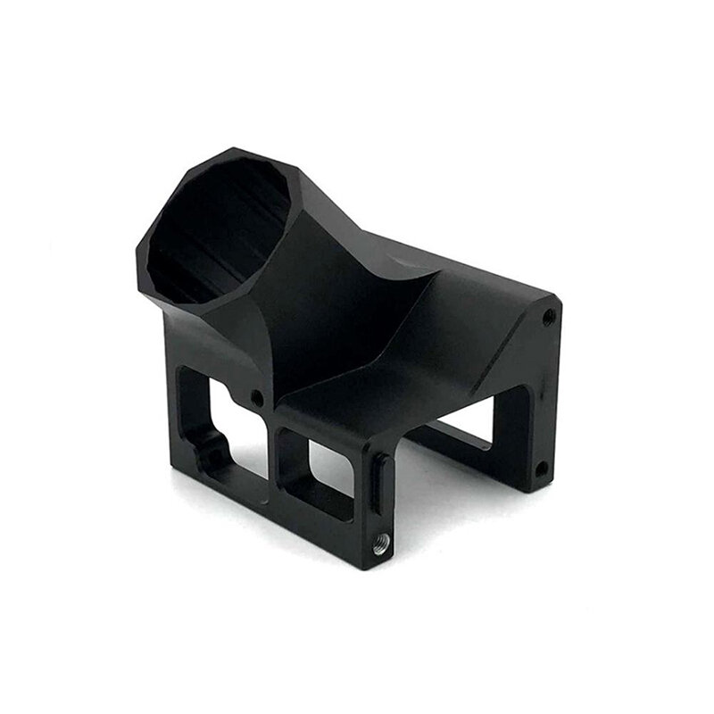 Molde de piezas de soporte de lámpara ABS negro, moldes personalizados