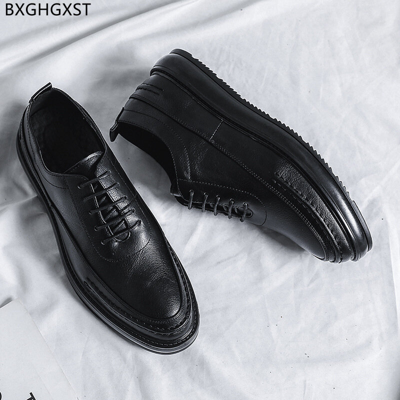 Designer de sapatos italianos homens de luxo marca casual sapatos de negócios sapatos oxford vestido dos homens moda zapatos de hombre chaussure