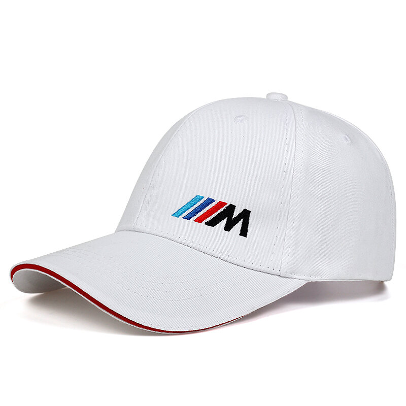 Moda masculina algodão logotipo do carro m desempenho boné de beisebol chapéu para algodão moda hip hop boné chapéus