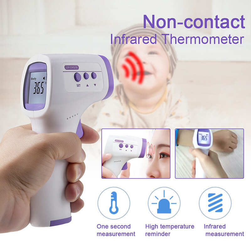 Termómetro Digital LCD de temperatura interior termómetro Sensor de higrómetro termómetro de humedad pistola infrarrojo termómetro Digital