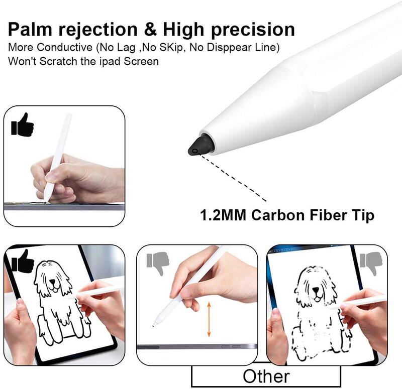 2nd gen caneta caneta caneta tablet especial para ipad ipad pro caneta digital ativa apenas para ipad 2018 versão ou modelos posteriores