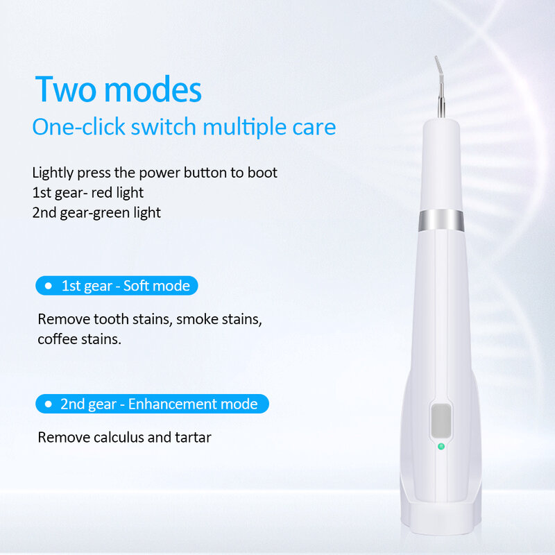5 En 1 escalador Dental ultrasónico pulidor de dientes para blanqueamiento LED cálculo quitamanchas de dientes vibración instrumento de Limpieza de dientes