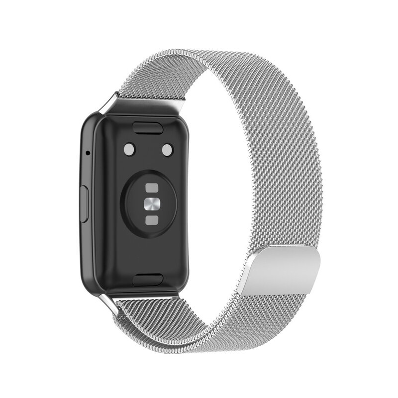 Bracelet magnétique en acier inoxydable pour montre Huawei, 2 accessoires, boucle de ceinture, métal, nouveau