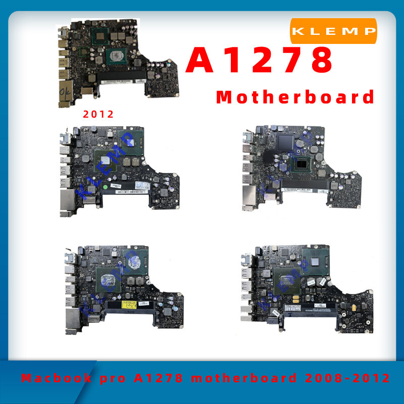 Материнская плата A1278 для MacBook Pro 13 ", материнская плата A1278 с I5 2,5 ГГц/I7 2,9 ГГц 820-3115-B 820-2936-B MC700 MD101 MD102