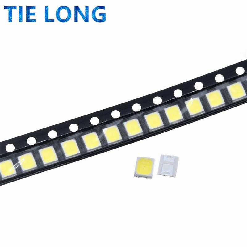 100 Buah 21-25 LM Putih/Putih Hangat 2835 SMD LED 0.2W LED Chip Terang Tinggi Baru Panas