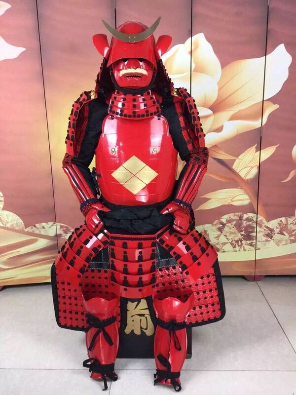 Jepang Samurai Armor Pesta Cosplay Film Tahap Kinerja Kostum Prajurit Jepang Armor Buatan Tangan Nyata Baju Besi
