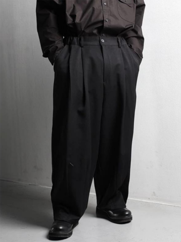 Мужские костюмные брюки, Новинка весна-осень, повседневные универсальные модные трендовые уличные повседневные брюки большого размера в Корейском стиле