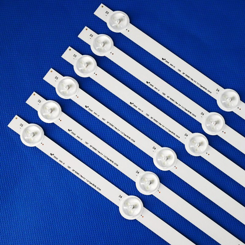 (Kit baru) 12 buah pengganti Strip LED untuk LG 50LN5600 LG kit 121272a 1241A 1273 1276A