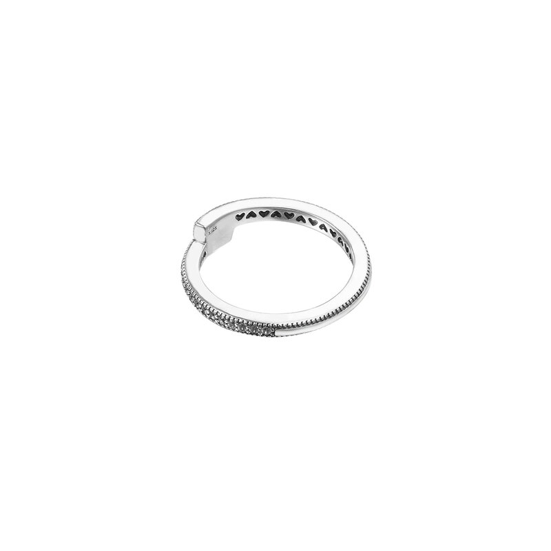 Кольцо женское Сверкающее из серебра 100% пробы