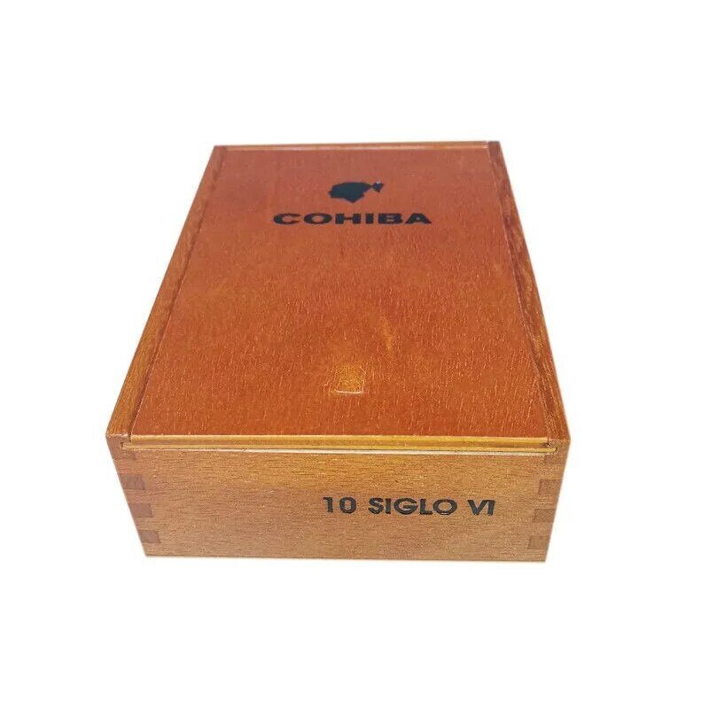Humidificador de cigarros de madera de pino, caja de cigarros de cedro, sostiene de 10 a 25 puros