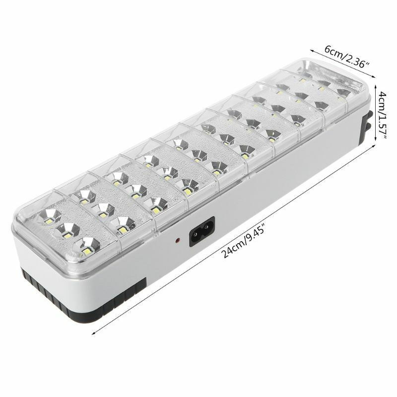2024 New 30LED Multi-function Emergency Light Rechargeable LED Safety Lamp 2 Mode For Home Camp Outdoor