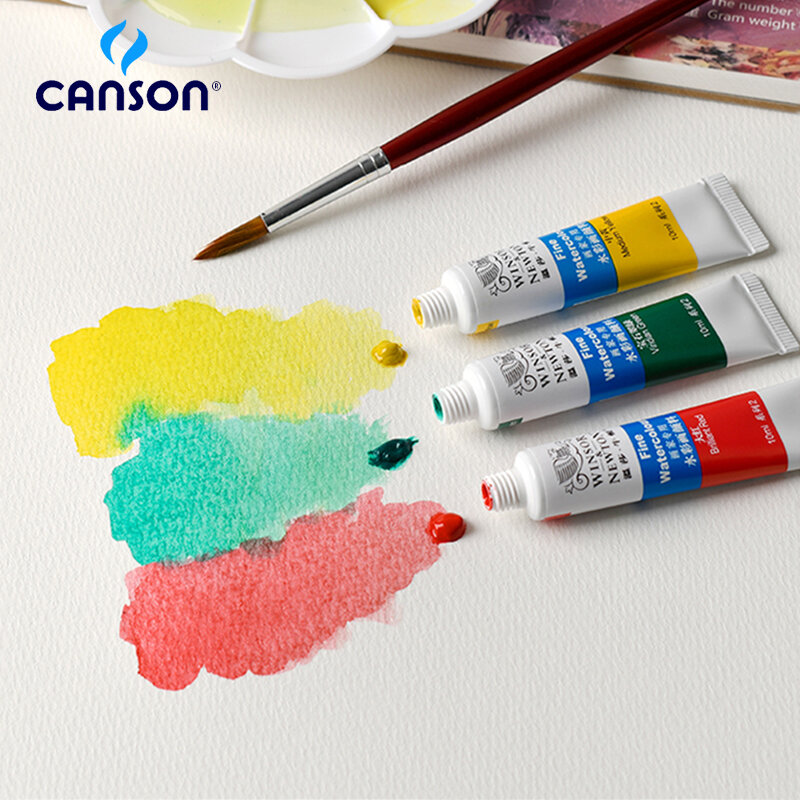CANSON-Papier d'interconnexion professionnel pour peinture, croquis peints à la main, fournitures d'art, aquarelle, 8K, 200 g/m², 20 feuilles