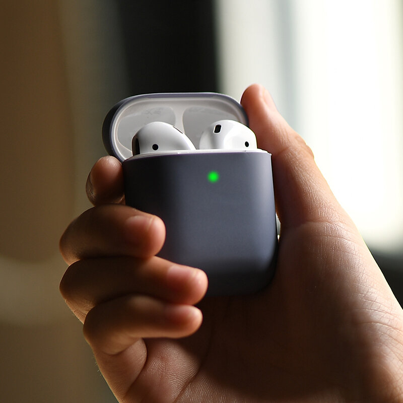 Zachte Siliconen Gevallen Voor Apple Airpods 1/2 Draadloze Koptelefoon Beschermhoes (Airpods Niet Inbegrepen)