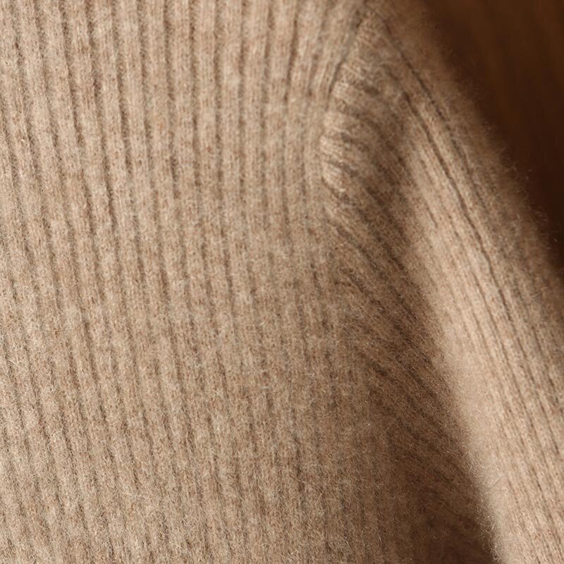 Vestido de punto suave y cálido para mujer, lana merino pura 100%, prendas de punto para mujer, 5 colores, invierno, nuevo, 2021
