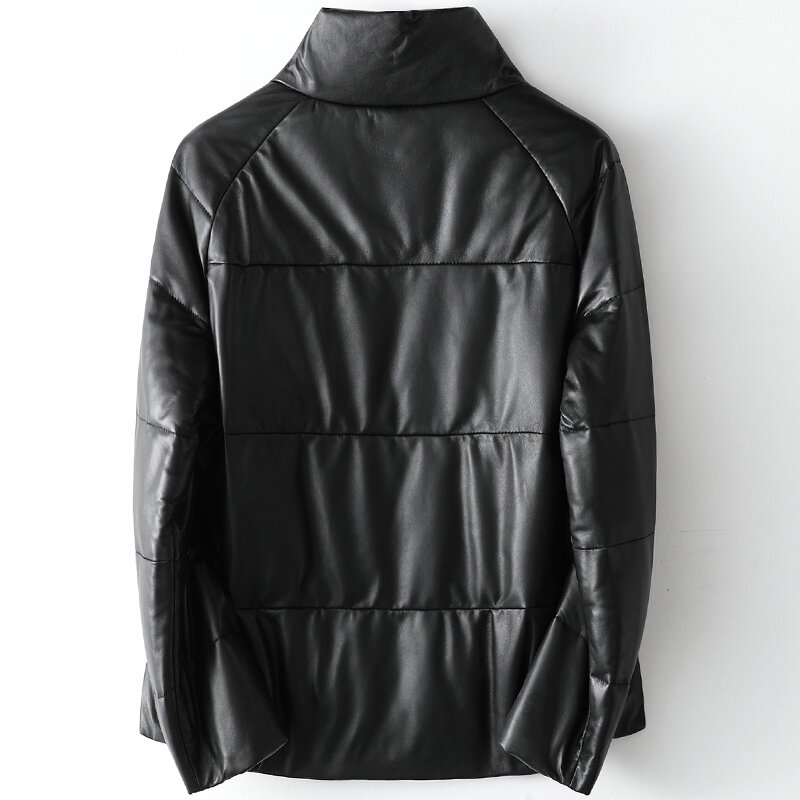 AYUNSUE Winter Women's Genuine Leather Jacket Women 100% Real Sheepskin Coat Famale Short Down Jacket Chaquetas Para Mujer 1168