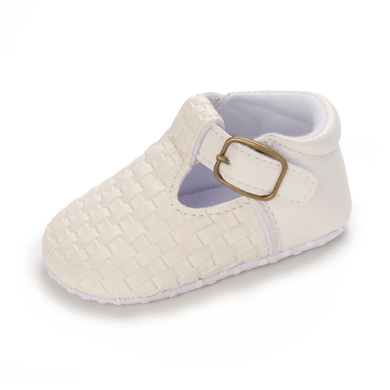 Sepatu Bayi Baru Lahir Bayi Perempuan Anak Laki-laki Kulit Retro Sol Karet Balita Multiwarna Sepatu Sandal Bayi Baru Lahir Antilicin