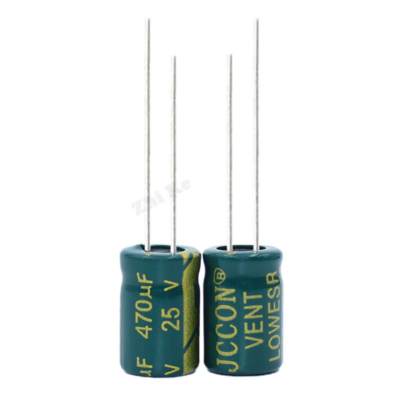30pcs 25V 470UF 8 * 12 mm low ESR Aluminum Electrolyte Capacitor 470 uf 25 V Electric Capacitors High frequency 20%