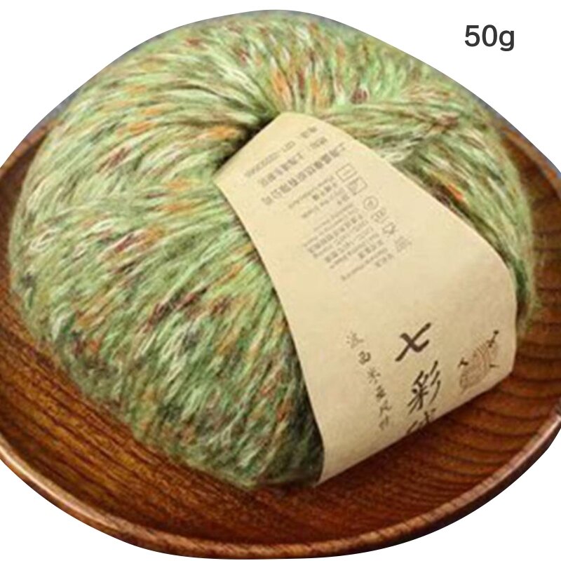 066f fio de crochê de lã mão tricô crochê tricô fio gradietnt cor fio