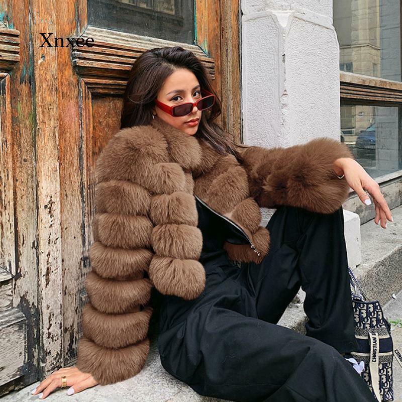 Vrouwen Nieuwe Mode Mode Imitatie Leren Jas Jas Jas Jas Meisje Vrouwelijke Winter Warm Streetwear Jas