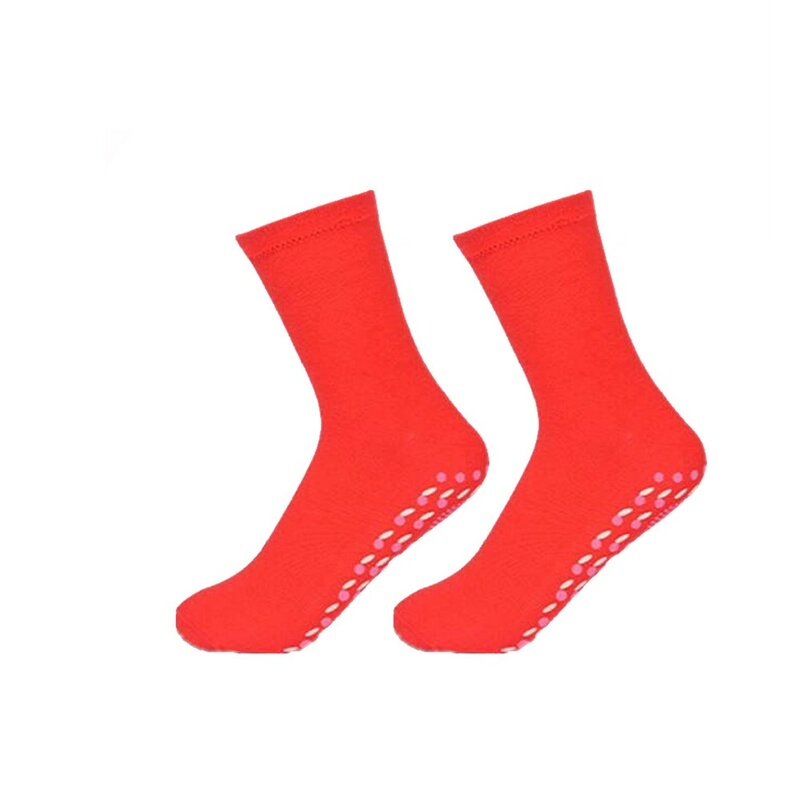 Tourmaline-Chaussettes magnétiques auto-chauffantes unisexes, chaussettes de soins de santé, masseur de pieds d'hiver, chaud, Charleroi, Eve THbf, 1 paire