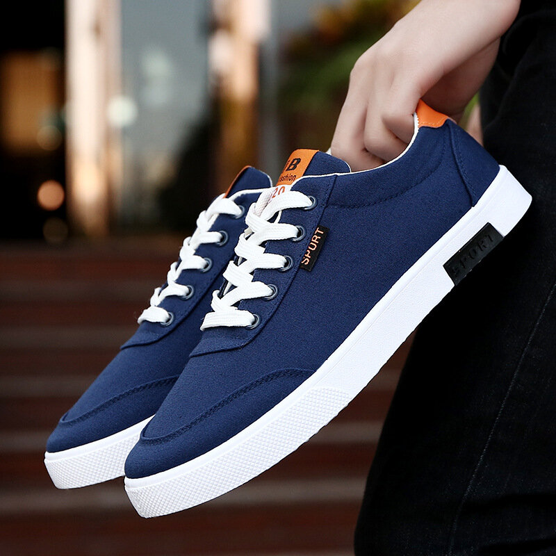 Men's Causal Shoes 2020 New Summer Men Canvas Shoes Breathable Classic Flat Male Brand Footwear Fashion Sneakers for Men ghj7