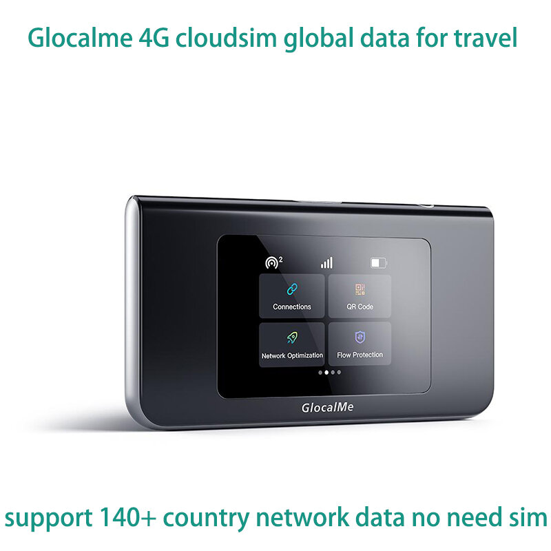 Glocalme-mini turbo 4G mobile cloudsim mifi, alta velocidad wifi, 150Mbps, LTE dongle, módem Qualcomm suppot 140 +, Mifi del país