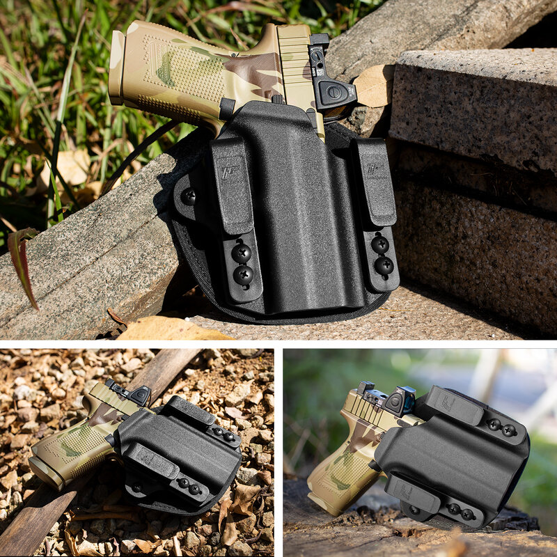 Gun & Blume Kydex und Nylon Hybrid Universal IWB Holster mit Red Dot Passt für Die Meisten Pistole Modelle Im Freien Taktische pistole Fällen
