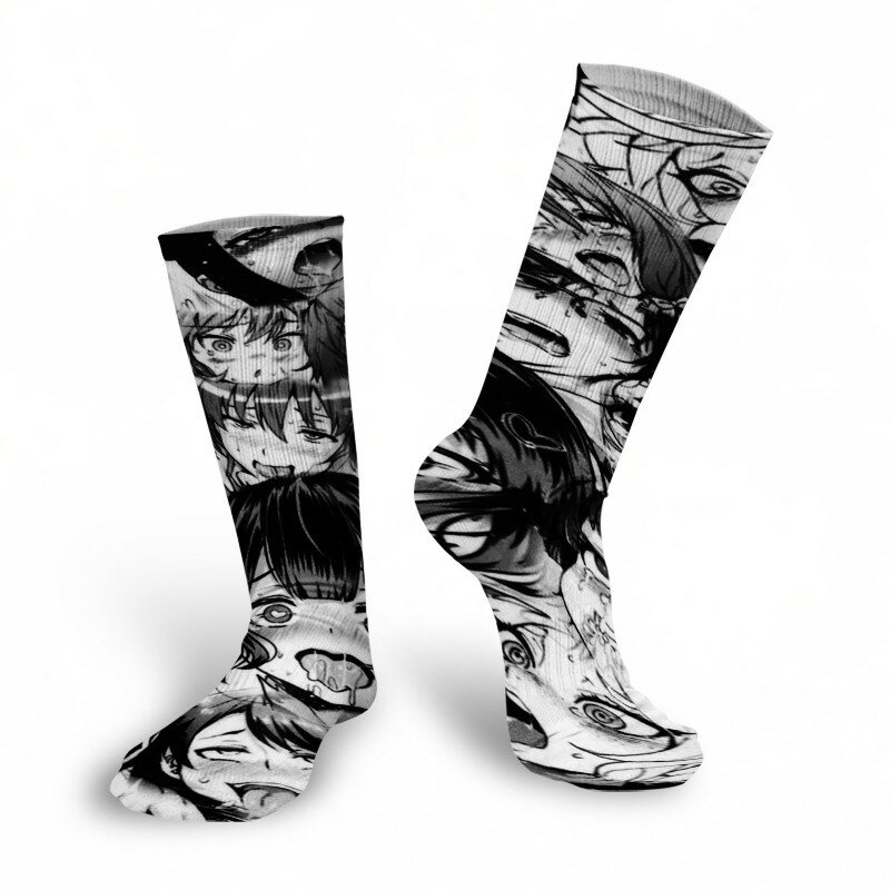 Милые женские носки с японским Аниме Манга Косплей Мультяшные носки повседневные креативные мягкие удобные новые носки