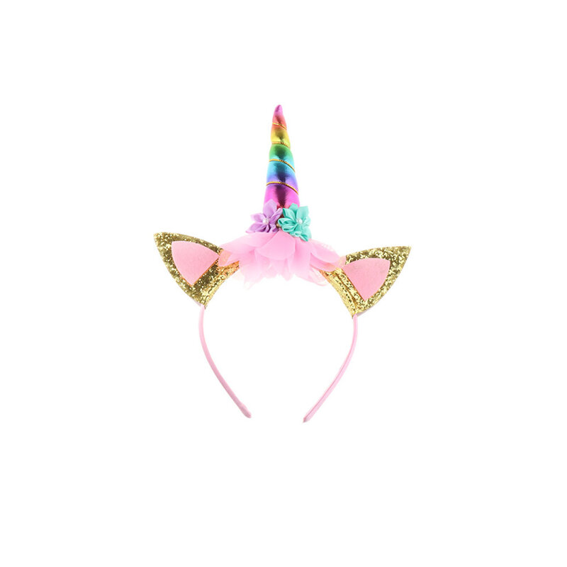 Vestidos brillantes de arcoíris para niñas, tutú de unicornio con diadema gratis, para fiesta y boda