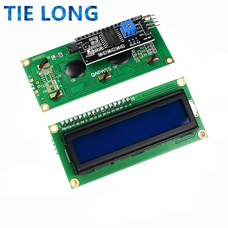LCD1602 LCD 1602 2004 12864 modulo schermo verde blu 16x2 modulo Display LCD a caratteri 20 x4 Controller HD44780 luce blu nera