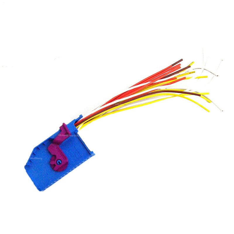 Cloudglory-cabos eletrônicos, conector com tomada e cauda de porco para vw passat b6 cc, audi q5 q7 a4 a6 a8