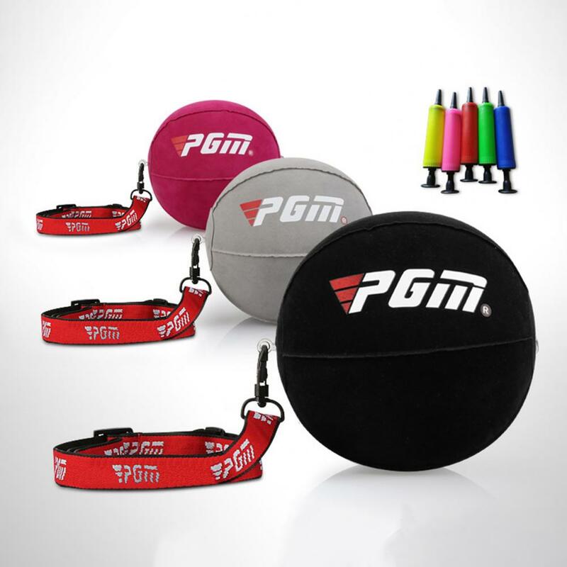 PGM Golf trening swingu golfowego piłka pcv regulowana piłka dmuchana stałe ramię korektor postawy miotacz praktyka pomocniczy Golf Accessorie