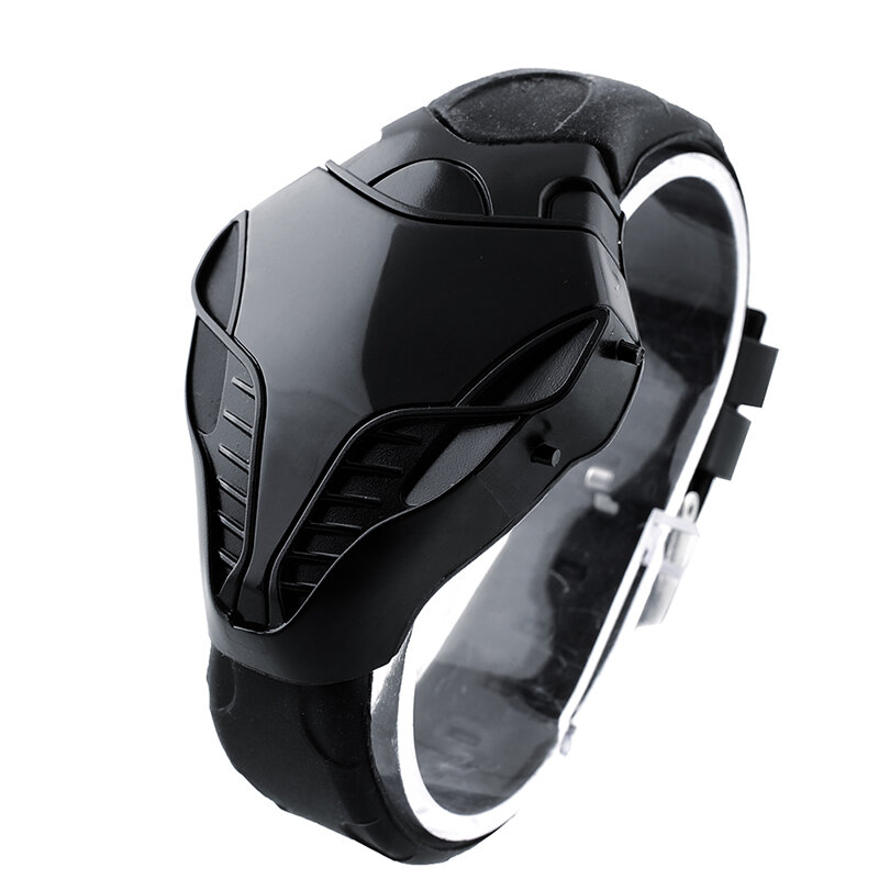 2021 Fashion Sports Bracelet Digital Watch Rubber Strap LED Screen Clock Cobra Watch Wlectronic Watch Men Women Lovers Watches