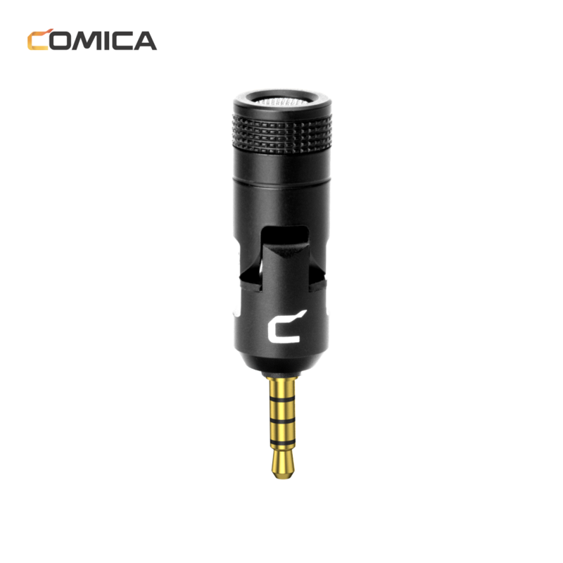 Comica CVM-VS07 Universal 3.5MM Audio Video Wireless Record Microphone Smartphone DSLR SLR Action Camera Microphone for Gopro