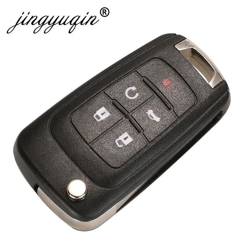 Tecla de alarma remota para coche jingyuqin para Chevrolet Cruze Epica Lova Camaro Impala 2/botones 3/4 315Mhz/433Mhz ID46 PCF7931E, llave de Chip