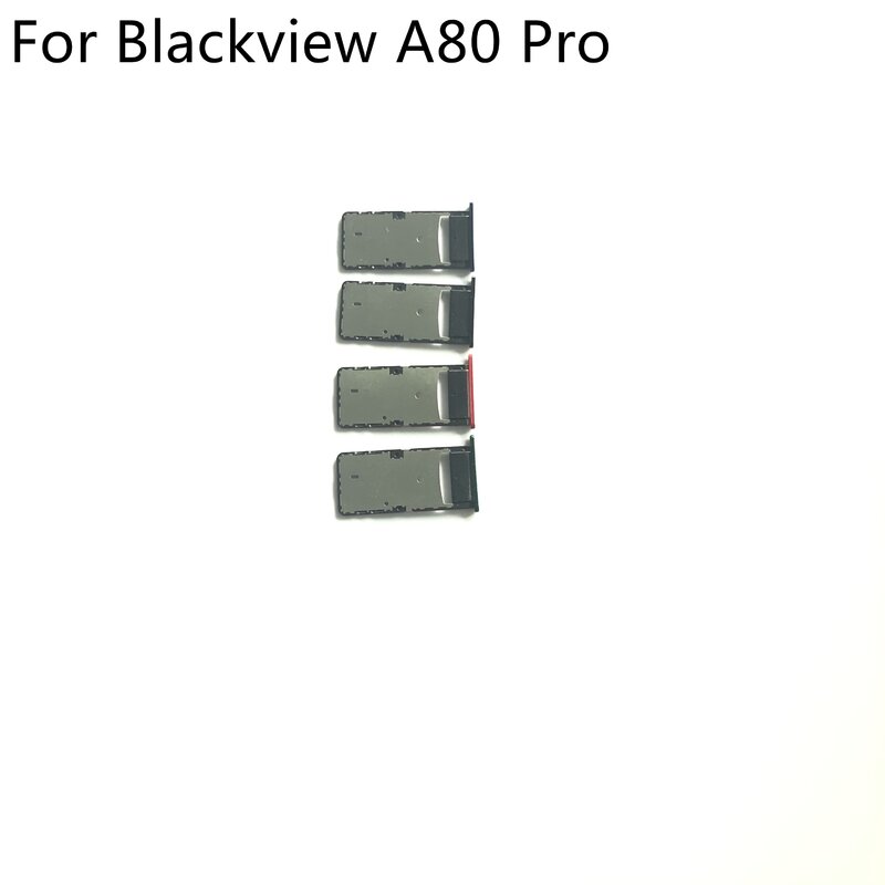 Blackview-suporte de cartão sim para smartphone, original, a80 pro, 6.49 polegadas, 720x1560, com bandeja para cartão sim