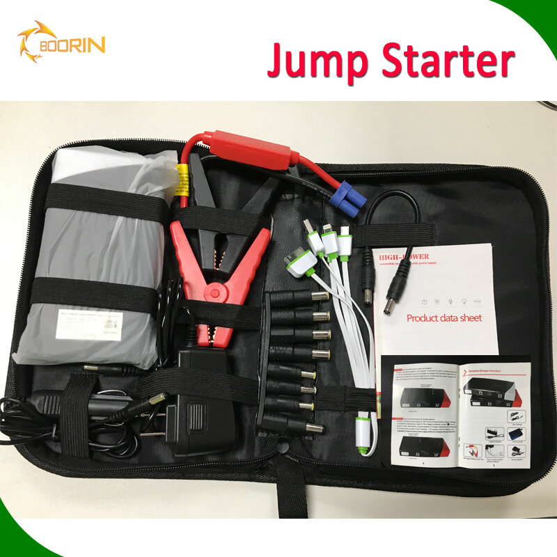 new Power supply Mini auto emergency jump starter 16800mah 24000mah tool baterry kit 12v 24v power generator bank car  start