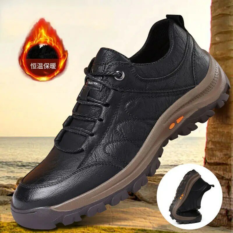 Chaussures de loisirs en cuir, simples, shoes39-48