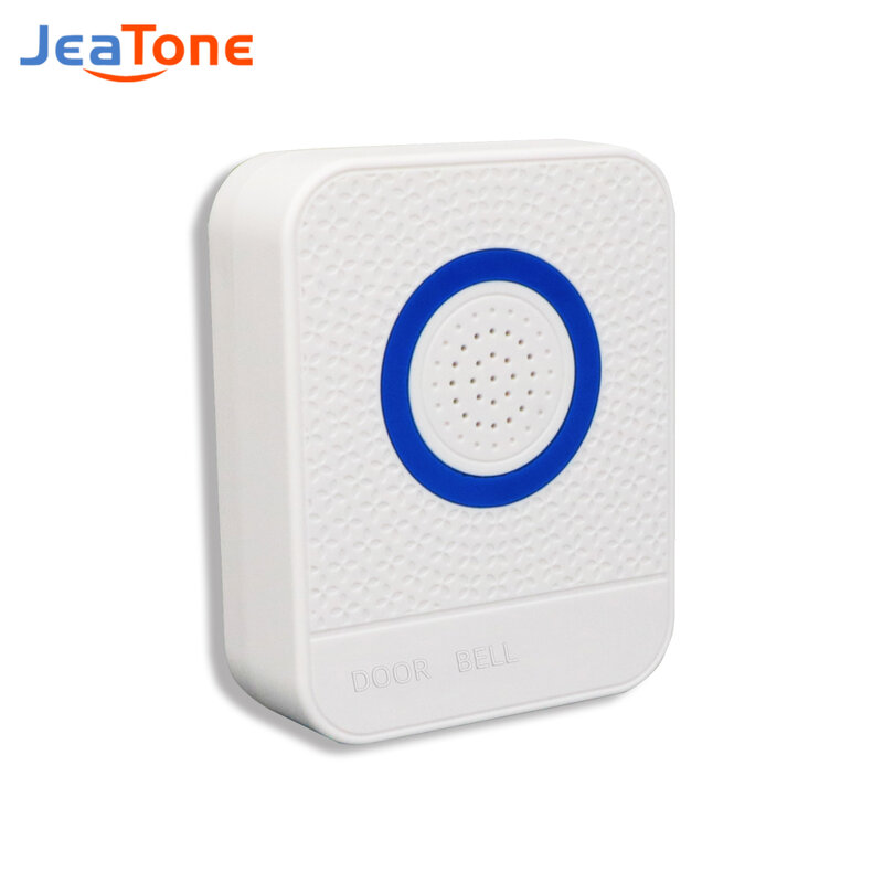 Jeatone Doorbell Extend Ring Small and lightweight Door Bell Extension Put It in The Bedroom For 87-Series Monitors