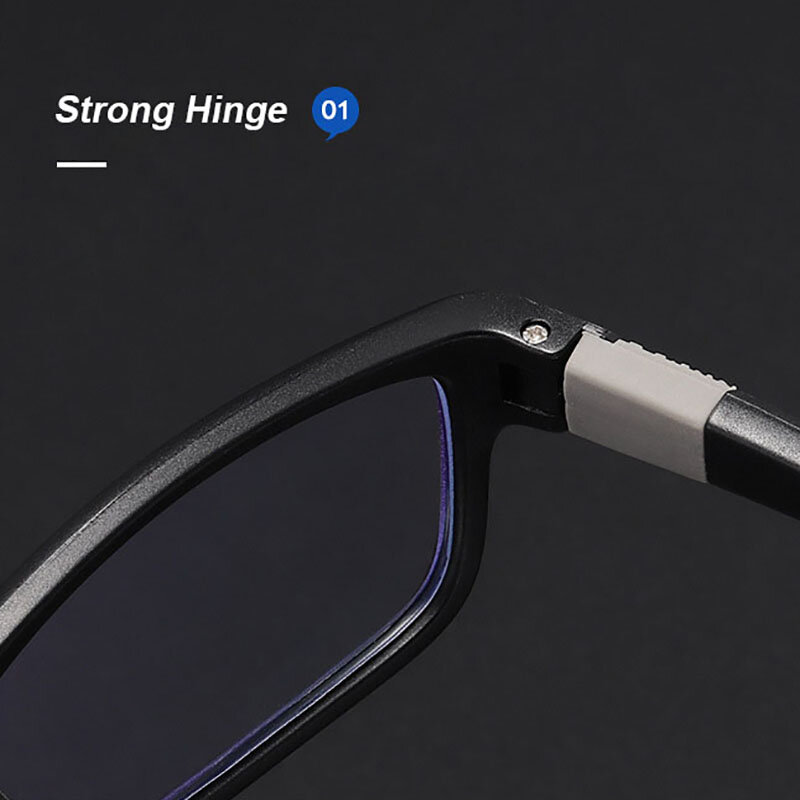Ahora-gafas de lectura ultraligeras TR90 para hombre, lentes ópticas para presbicia, bloqueo de luz azul, + 1.0 + 1.5 + 2.0 + 2.5 +3.0 +4.0