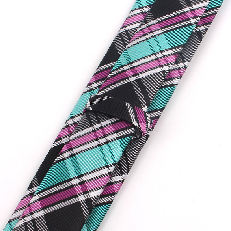 Cravate rayée à carreaux pour hommes et femmes, décontractée, Slim, pour fête de mariage, pour filles et garçons