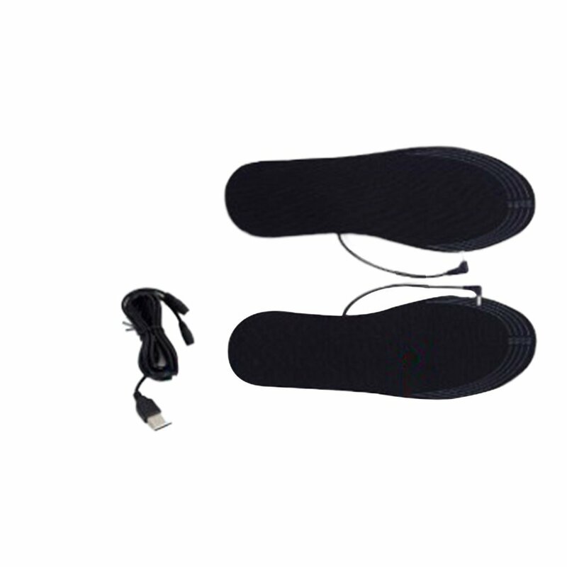 Electric Heating Inhole Outdoor USB Infrared Heating Insole Winter  Electric Heating Insole Fishing Hiking Warm Thermal Insoles